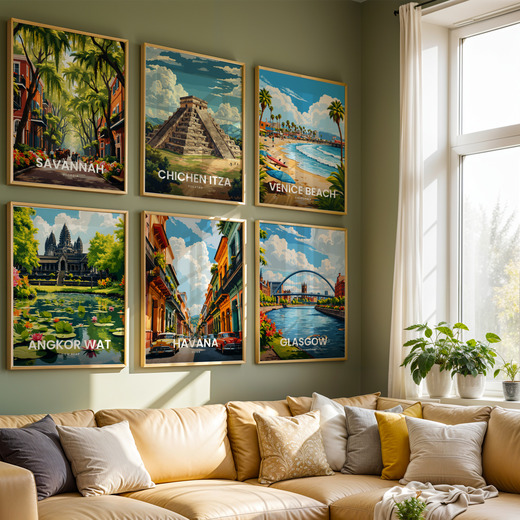 Havana Travel Print - Vintage Travel Art Poster 8