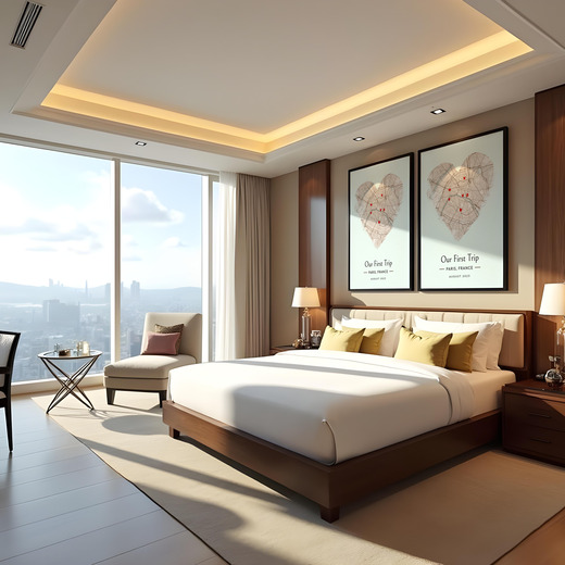 Our First Trip Poster - Street Map 8