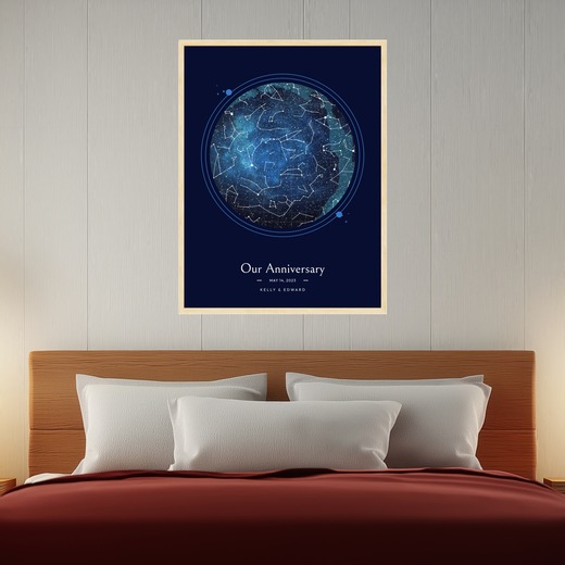 Our Anniversary Poster - Starry Celestial Map 8