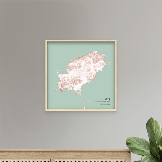 Island of Ibiza Poster - Street Map 9