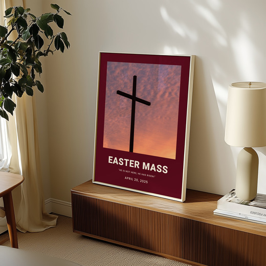 Easter Mass Poster - Photo Collage Print 8
