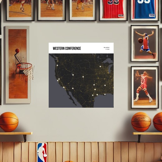 Western Conference Poster - Street Map 8