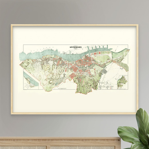 Ludvig Simon - Gothenburg map (1888) 8