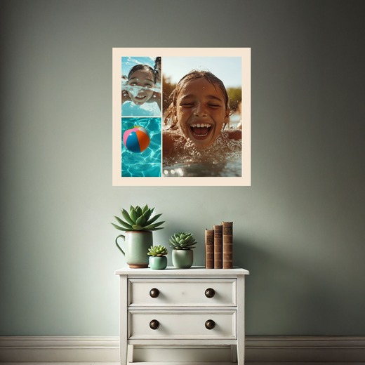 Pool Day Poster - Photo Collage Print 8