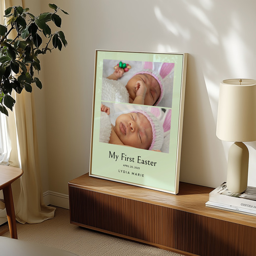 My First Easter Poster - Photo Collage Print 8