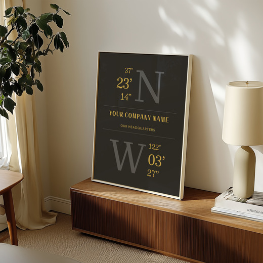 Our Headquarters Poster - Coordinates 7