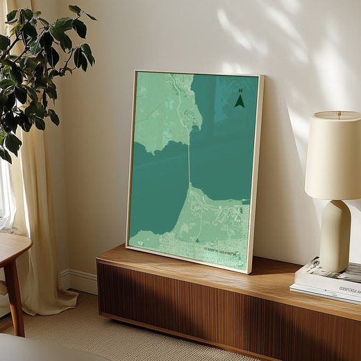 Golden Gate Bridge Poster - Street Map 7